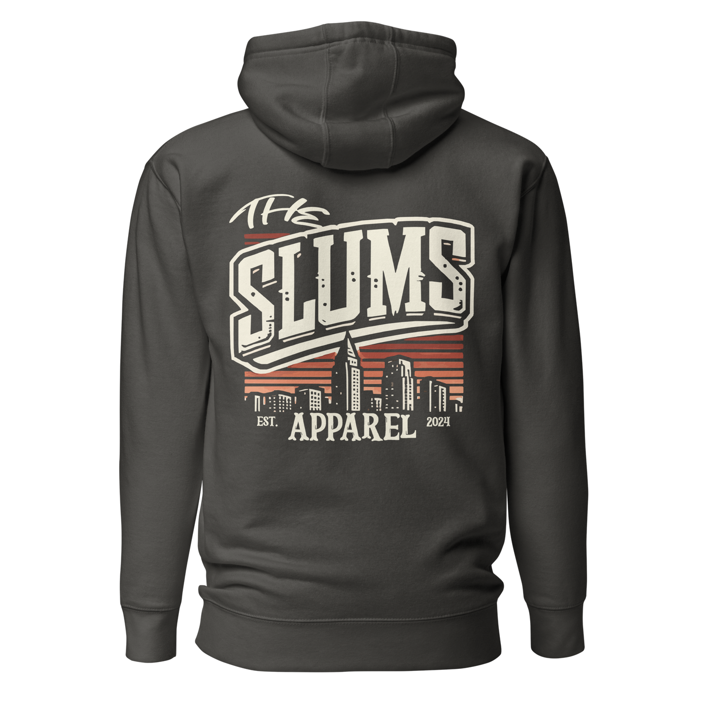 Slums Skyline Hoodie - A Tribute to the Streets - Unisex Hoodie
